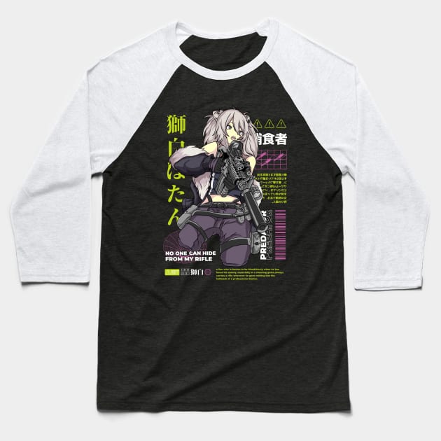 Hololive Japan Shishiro Botan Baseball T-Shirt by Waifuku Merch